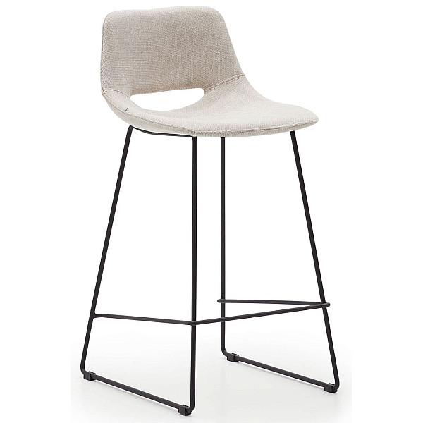 Полубарный стул La Forma ZAHARA C0600004JJ12 Бежевый ткань-0