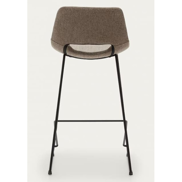 Напівбарний стілець La Forma ZAHARA C0600004JJ11 Коричневий тканина-5