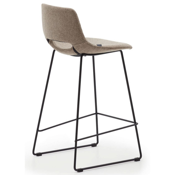 Напівбарний стілець La Forma ZAHARA C0600004JJ11 Коричневий тканина-4