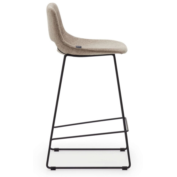 Напівбарний стілець La Forma ZAHARA C0600004JJ11 Коричневий тканина-3