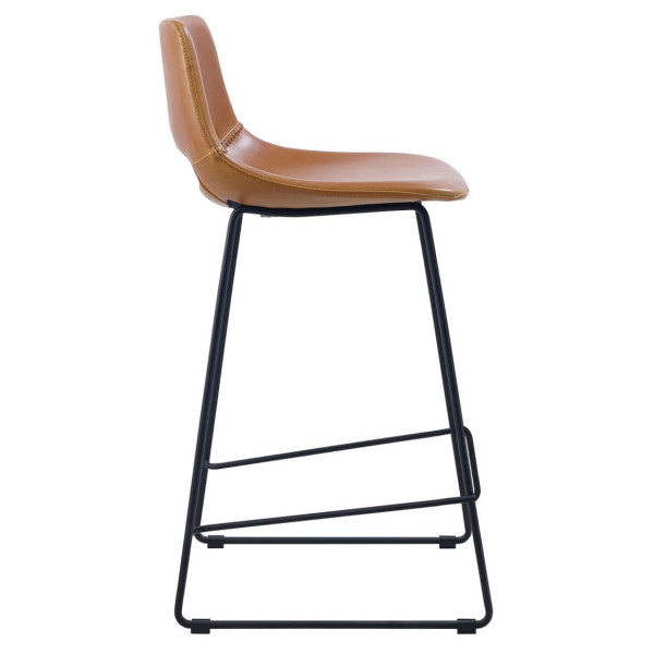 Полубарный стул La Forma ZIGGY CC0912U10H Коричневый экокожа-6