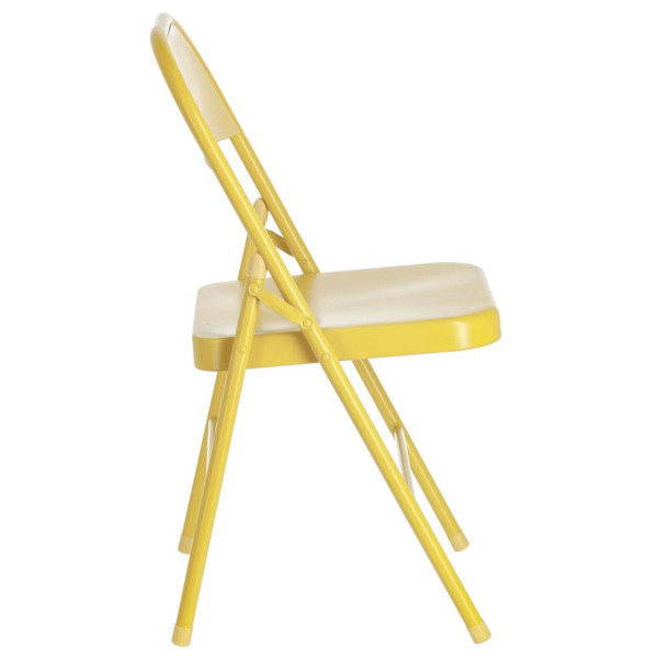 Стілець розкладний La Forma Aidana CC2093R81 Жовтий-3