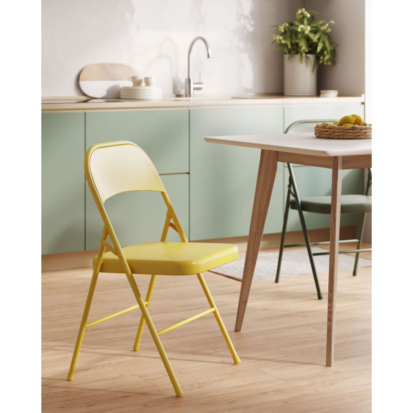 Стілець розкладний La Forma Aidana CC2093R81 Жовтий-1