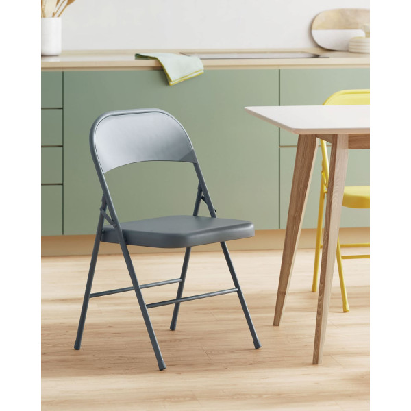 Стілець розкладний La Forma Aidana CC2093R15 Сірий-1