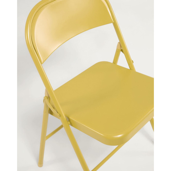 Стілець розкладний La Forma Aidana CC2093R81 Жовтий-5