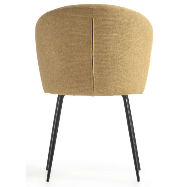 Стілець La Forma Anoha CC2027PK81 Гірчичний тканина-7