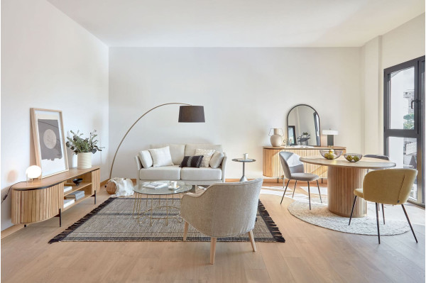 Стілець La Forma Anoha CC2027PK81 Гірчичний тканина-3