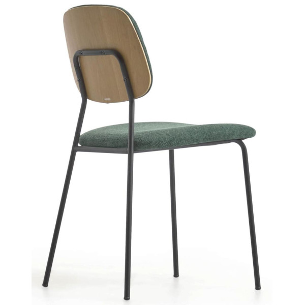 Стілець La Forma BENILDA CC3003KY19 Темно-зелений тканина-5