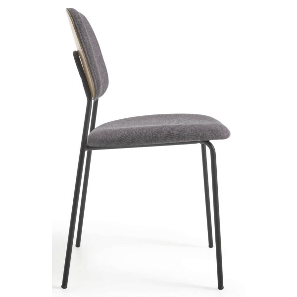 Стілець La Forma BENILDA CC3003KY15 Темно-сірий тканина-4