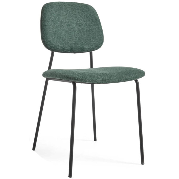 Стілець La Forma BENILDA CC3003KY19 Темно-зелений тканина-0