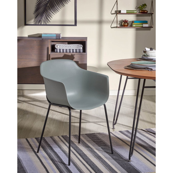 Стілець La Forma Khasumi CC1230S03 Сіро-оливковий-1