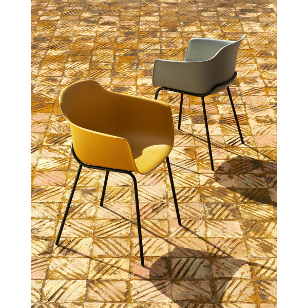 Стілець La Forma Khasumi CC1230S03 Сіро-оливковий-2