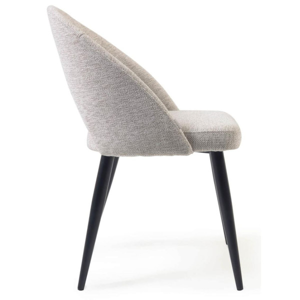 Стілець La Forma Mael CC2211MN12 Бежевий тканина-4