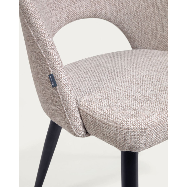 Стілець La Forma Mael CC2211MN12 Бежевий тканина-8