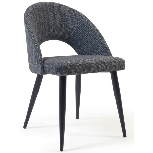 Стілець La Forma Mael CC2211MN15 Темно-сірий тканина-0