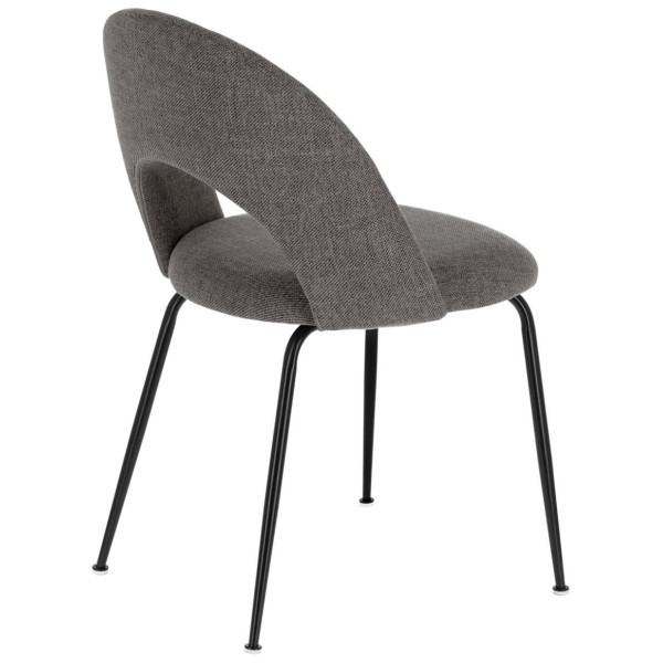 Стілець La Forma Mahalia CC1804PK15 Темно-сірий тканина-5