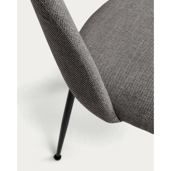 Стілець La Forma Mahalia CC1804PK15 Темно-сірий тканина-7