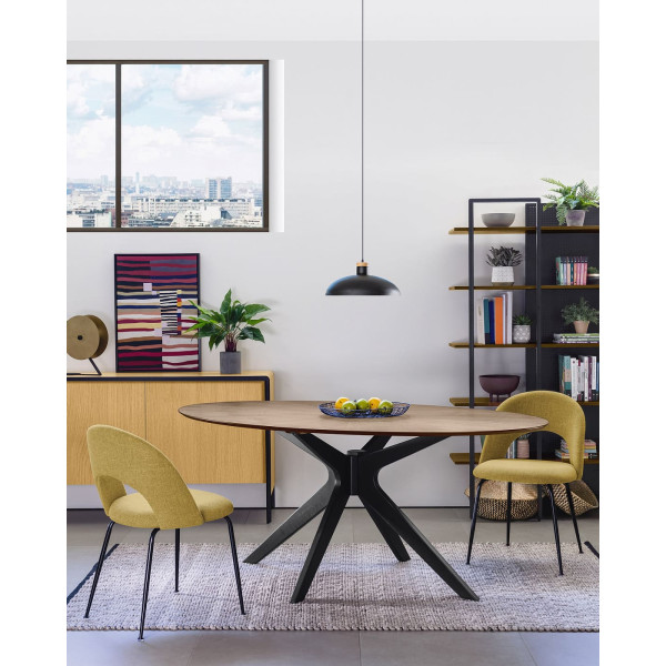 Стул La Forma Mahalia CC1804PK81 Желтый ткань-2