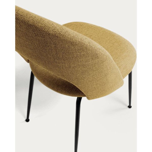 Стул La Forma Mahalia CC1804PK81 Желтый ткань-7