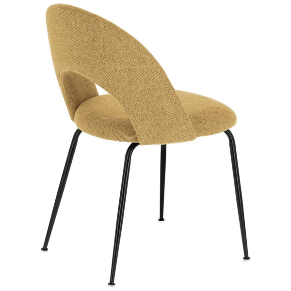 Стул La Forma Mahalia CC1804PK81 Желтый ткань-5