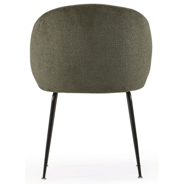 Стілець La Forma Minna CC1167BG19 Темно-зелений тканина-8
