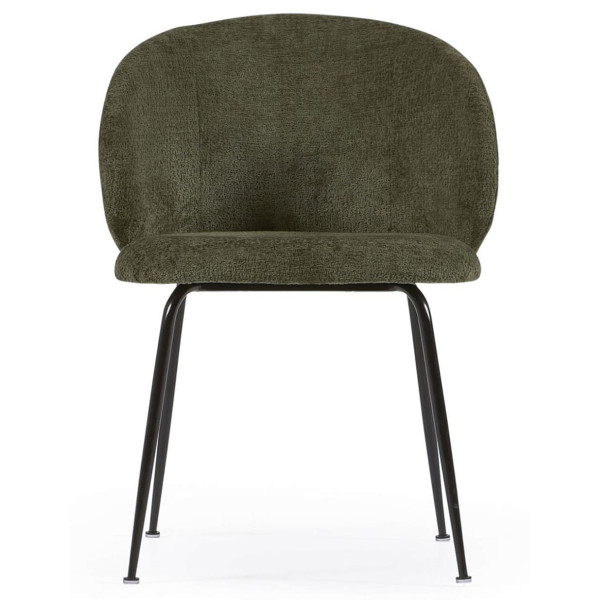 Стілець La Forma Minna CC1167BG19 Темно-зелений тканина-5