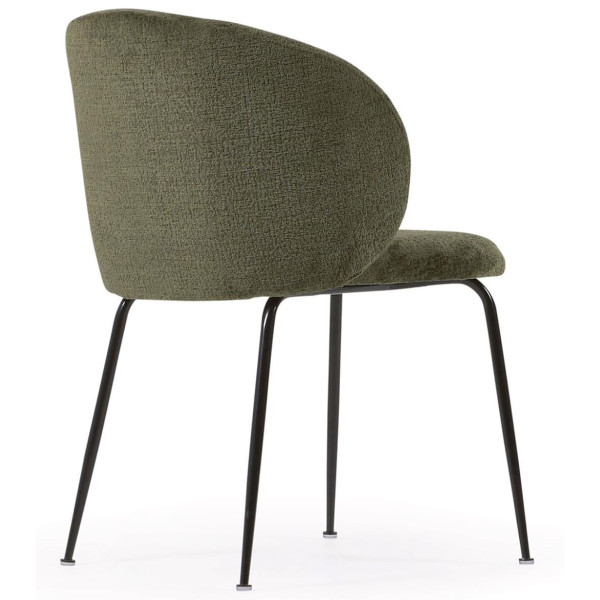 Стілець La Forma Minna CC1167BG19 Темно-зелений тканина-7