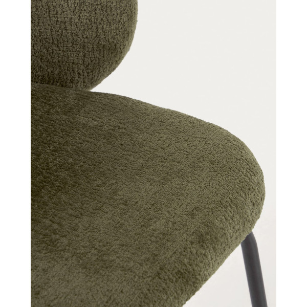 Стілець La Forma Minna CC1167BG19 Темно-зелений тканина-11