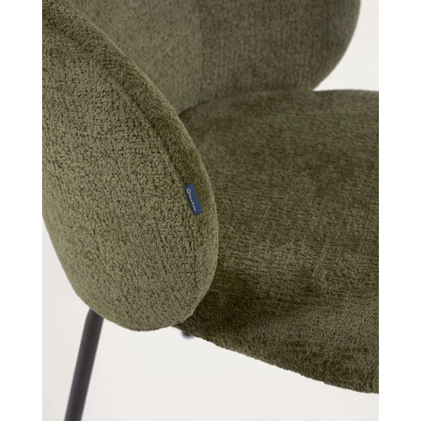 Стілець La Forma Minna CC1167BG19 Темно-зелений тканина-10