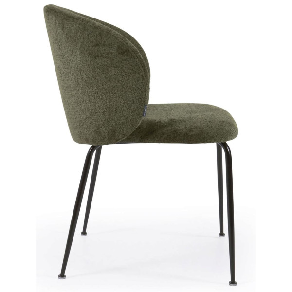 Стілець La Forma Minna CC1167BG19 Темно-зелений тканина-6