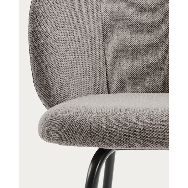 Стілець La Forma Minna CC1167PK03 Світло-сірий тканина-7