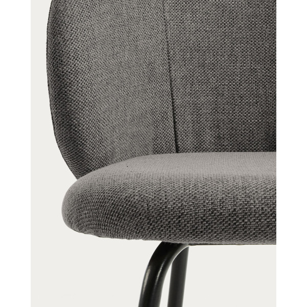 Стул La Forma Minna CC1167PK15 Темно-серый ткань-5