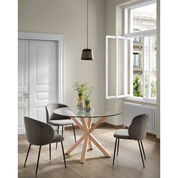 Стул La Forma Minna CC1167PK15 Темно-серый ткань-2