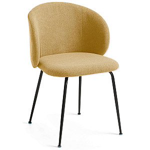 Стілець La Forma Minna CC1167PK81 Гірчичний тканина