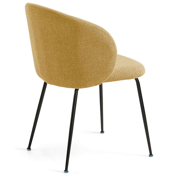 Стілець La Forma Minna CC1167PK81 Гірчичний тканина-8
