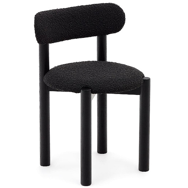 Стілець La Forma NEBAI C0100117TB01 Чорний букле-0