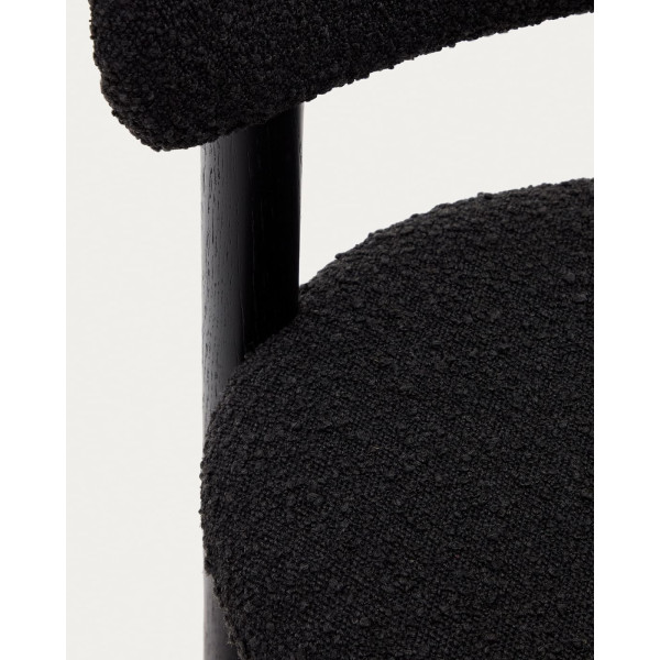 Стілець La Forma NEBAI C0100117TB01 Чорний букле-9