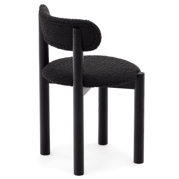 Стілець La Forma NEBAI C0100117TB01 Чорний букле-6