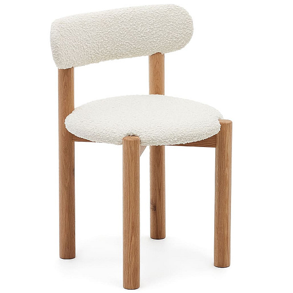 Стул La Forma NEBAI C0100117TB05 Белый букле-0