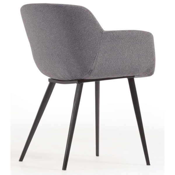 Стілець La Forma Nadya CC1986AB15 Темно-сірий тканина-8