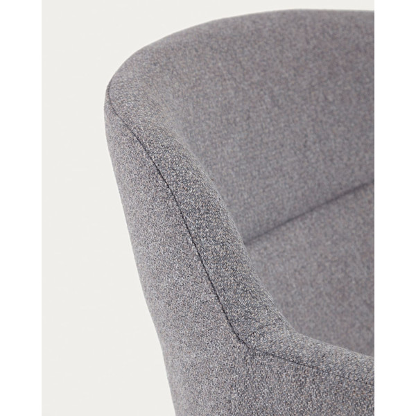 Стілець La Forma Nadya CC1986AB15 Темно-сірий тканина-11