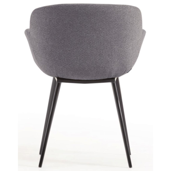 Стілець La Forma Nadya CC1986AB15 Темно-сірий тканина-9