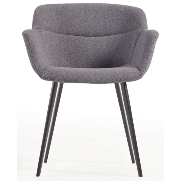Стілець La Forma Nadya CC1986AB15 Темно-сірий тканина-6