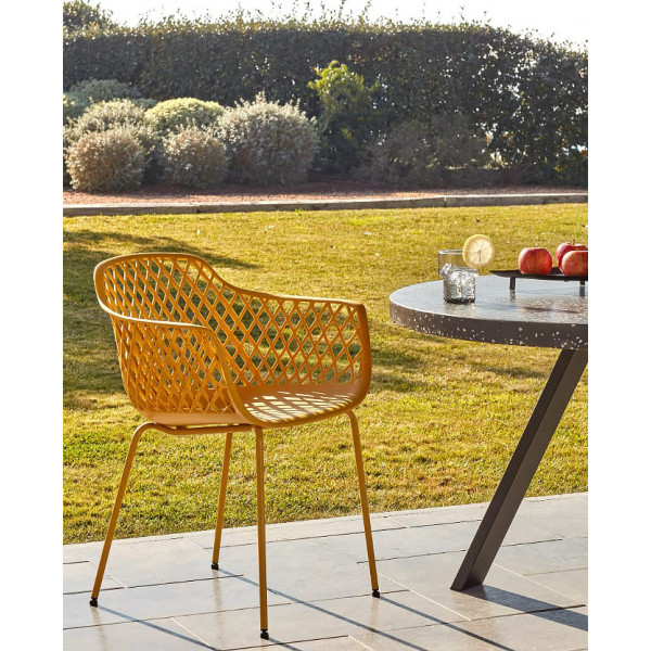 Стілець La Forma QUINN CC1223S31 Жовтий-2