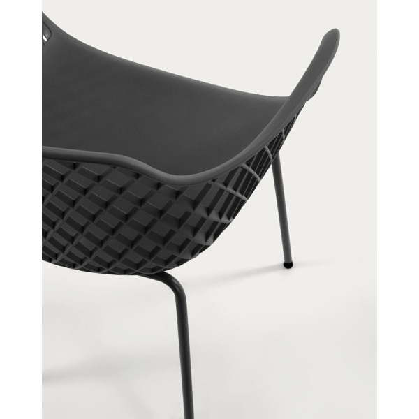 Стул La Forma QUINN CC1223S02 Темно-серый-7