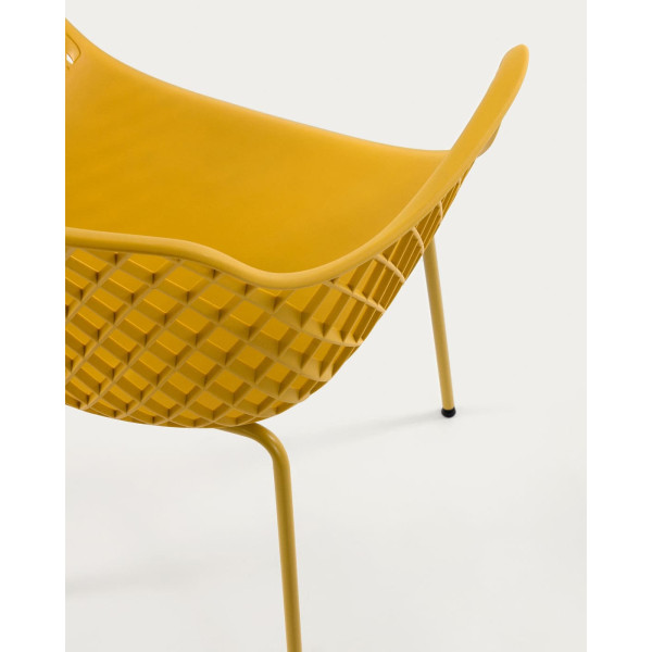 Стілець La Forma QUINN CC1223S31 Жовтий-7