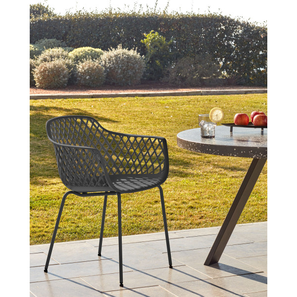 Стул La Forma QUINN CC1223S02 Темно-серый-2