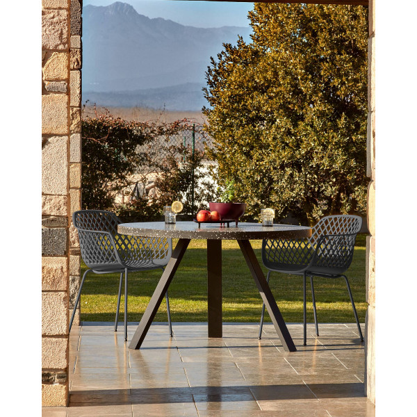 Стул La Forma QUINN CC1223S02 Темно-серый-4