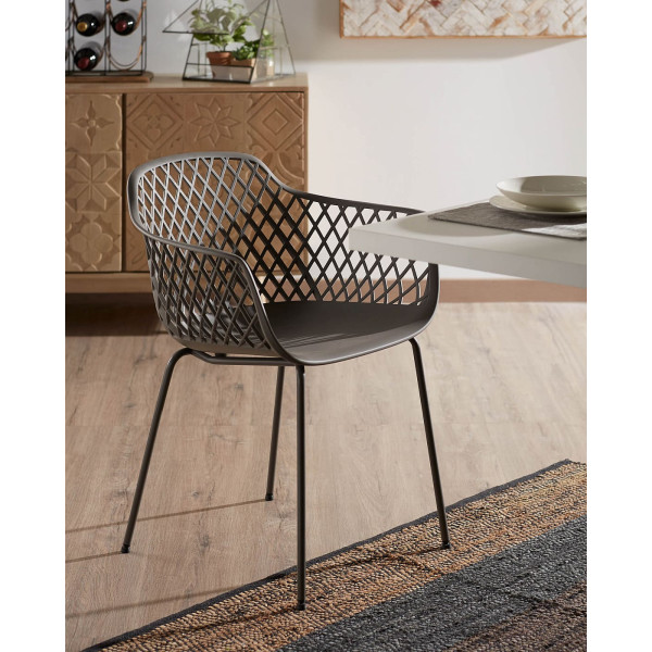 Стул La Forma QUINN CC1223S02 Темно-серый-1