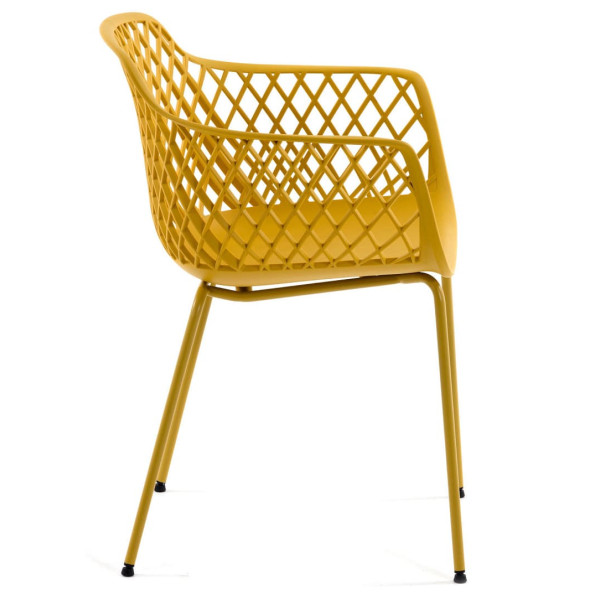 Стілець La Forma QUINN CC1223S31 Жовтий-5